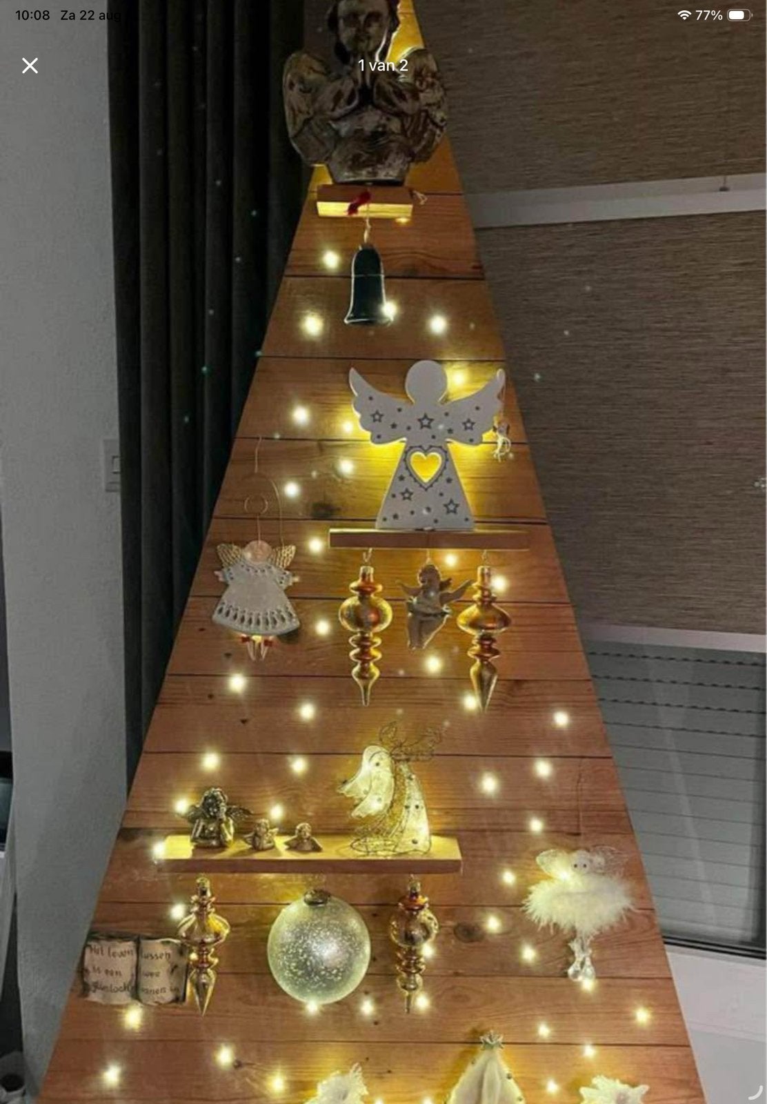 Kerstboom hout, Diversen, Kerst, Ophalen, Zo goed als nieuw