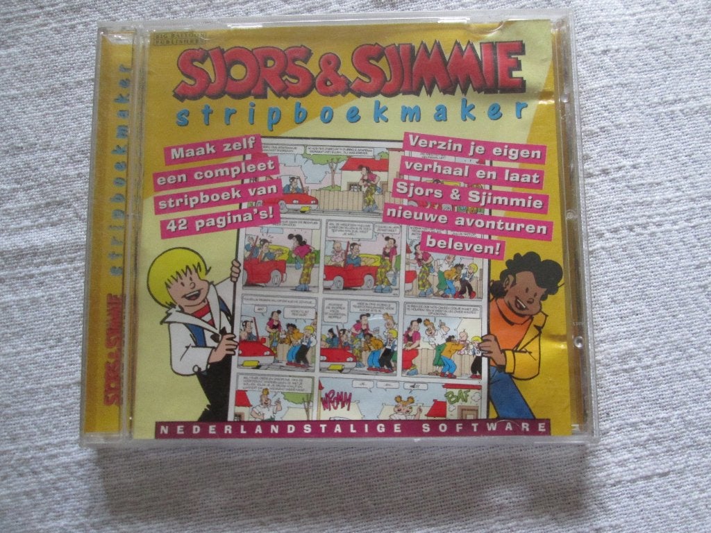 Sjors en Sjimmie stripboekmaker windows 95 Vintage, 1 speler, Ophalen of Verzenden, Zo goed als nieuw, Vanaf 3 jaar