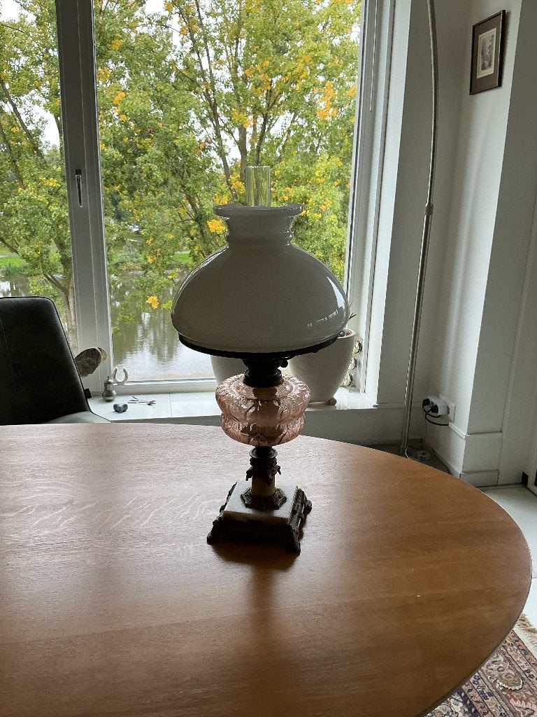 Vintage olielamp, Ophalen