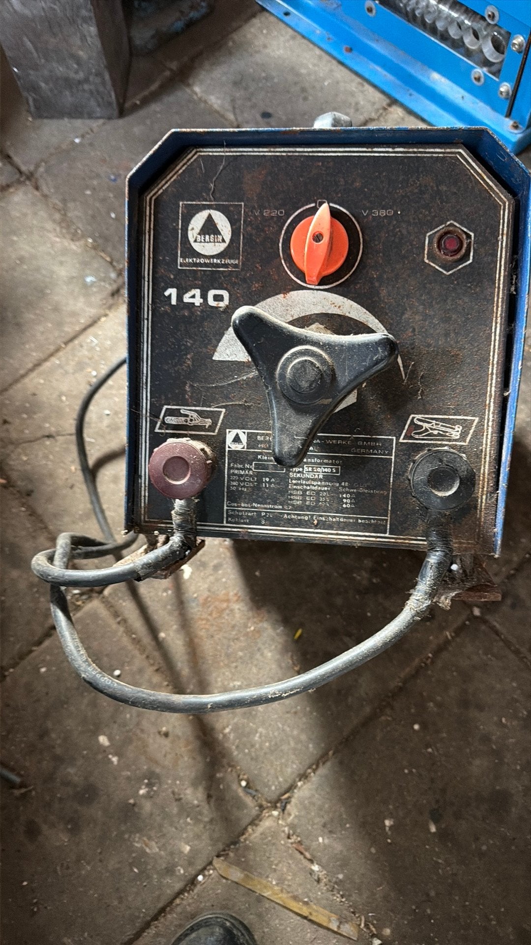 Bergin lasapparaat, Ophalen, Gebruikt, Minder dan 150 ampère, Elektroden