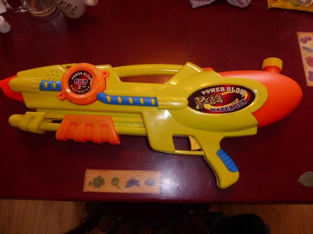Groot waterpistool - power blow water gun, Ophalen of Verzenden, Gebruikt