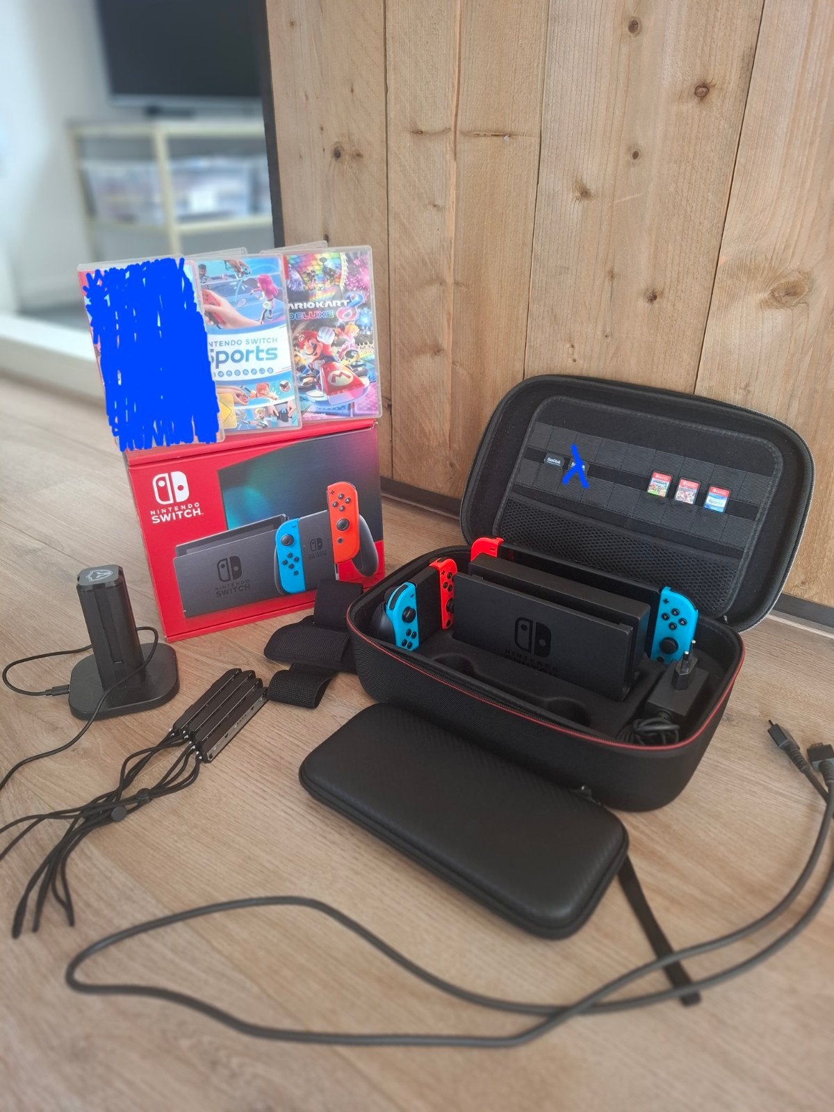 Complete Nintendo Switch set met games en accessoires, Ophalen of Verzenden, Zo goed als nieuw, Met harde schijf, Switch Original