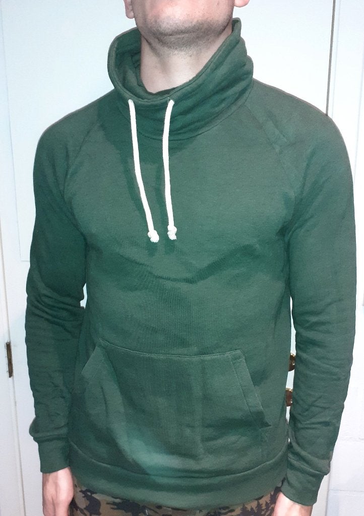trui heren met col donkergroen H&M Divided S, Kleding | Heren, Ophalen of Verzenden, Nieuw, Maat 46 (S) of kleiner, Groen