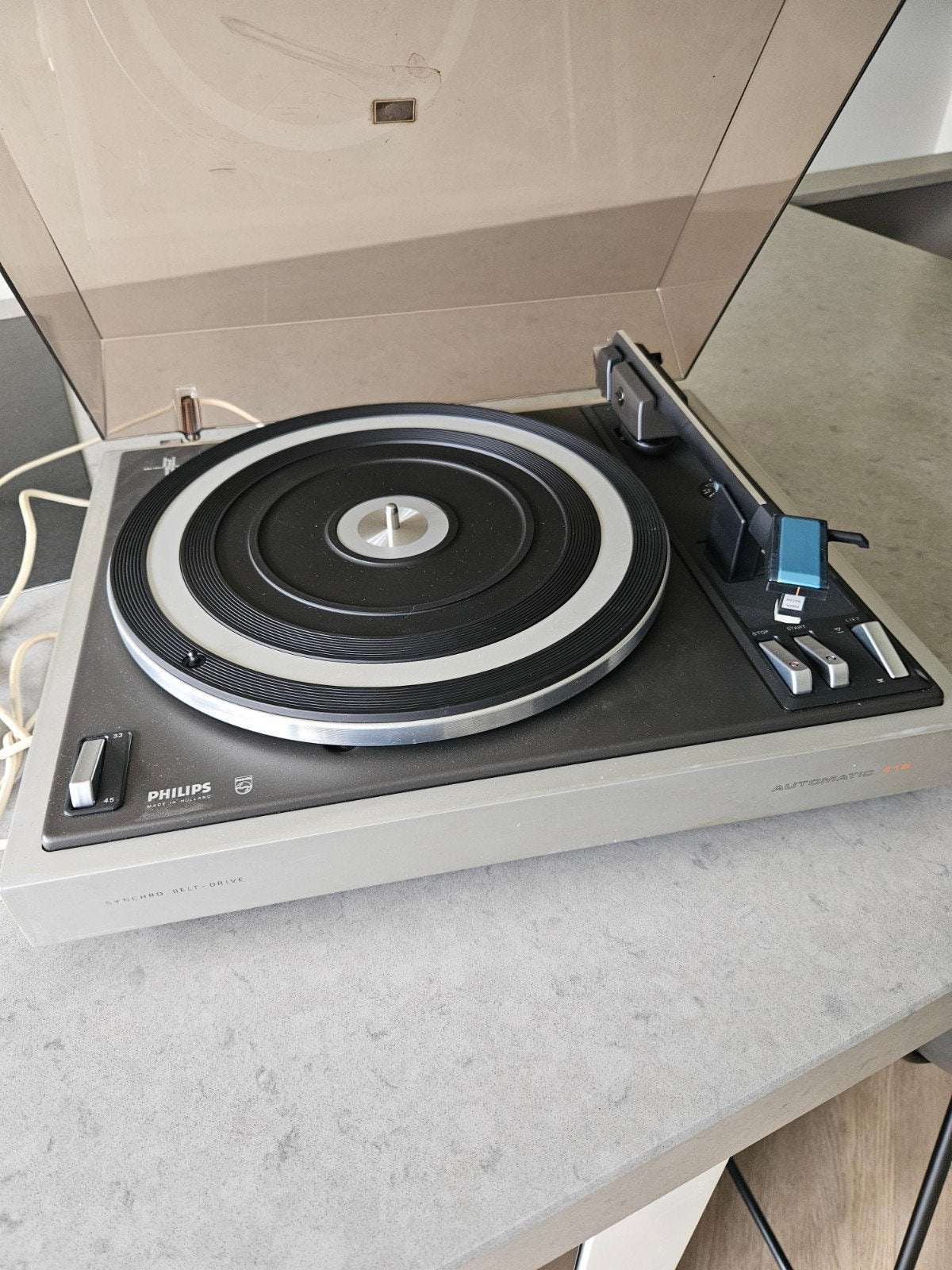 Philips platenspeler GA 418. Automatic, Ophalen, Philips, Gebruikt, Automatisch