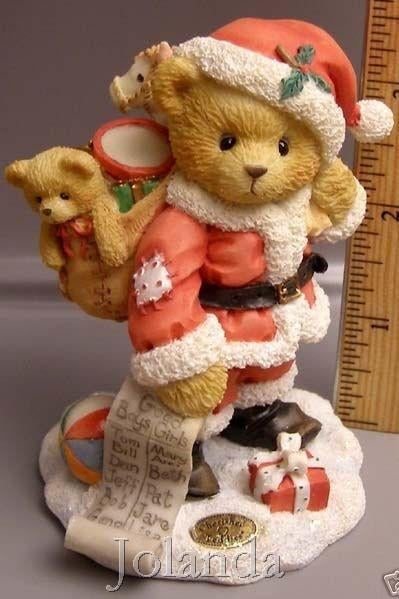 Cherished Teddies Nickolas, Ophalen of Verzenden, Zo goed als nieuw, Beeldje, Cherished Teddies
