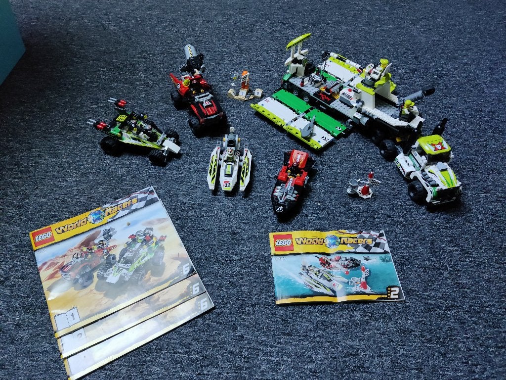 LEGO 8864 en 8897 World Racers, Ophalen, Zo goed als nieuw, Compleet, Lego