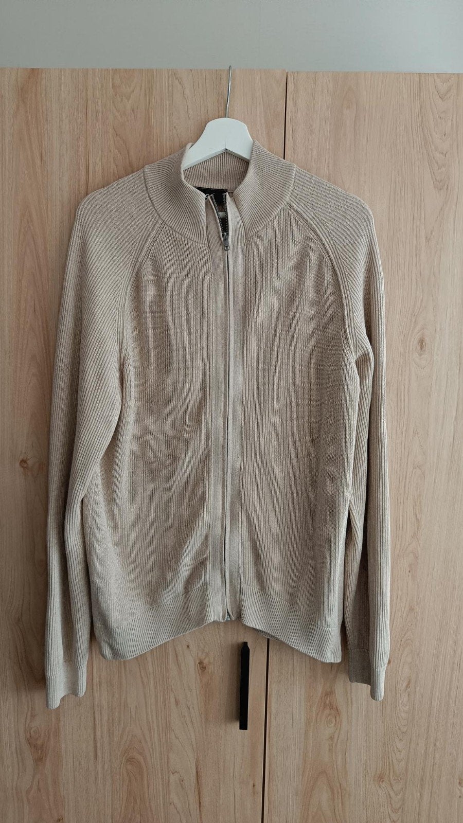 te koop herenvest met rits, Ophalen of Verzenden, Zo goed als nieuw, Beige