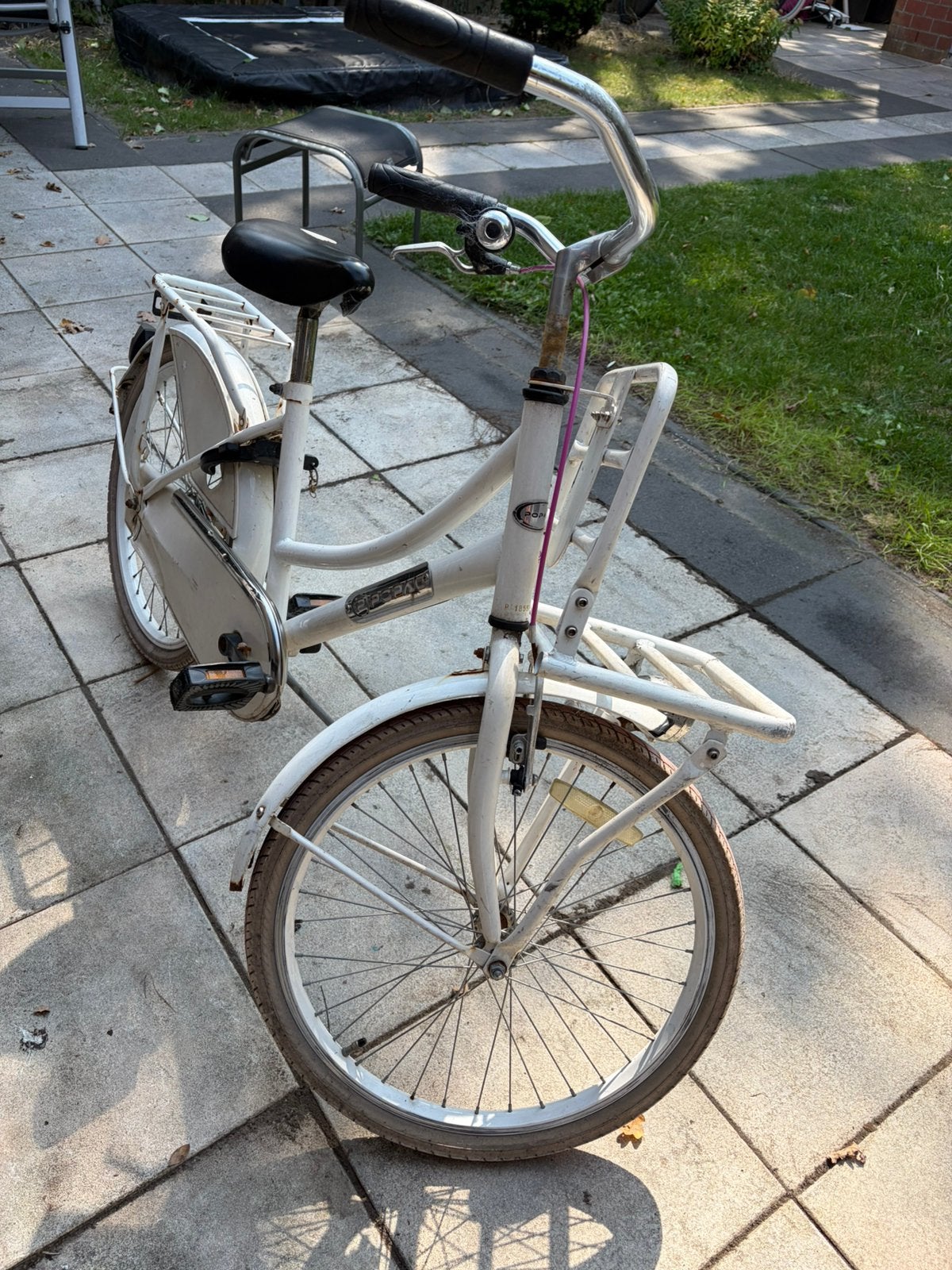Popal kinderfiets, Ophalen, Gebruikt, Terugtraprem