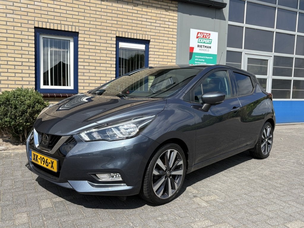 Nissan Micra 0.9 IG-T Tekna CAMERA-STOELVERW-ALL SEASON, Auto's, Keurmerk '100% Onderhouden', 898 cc, Euro 6, 525 kg
