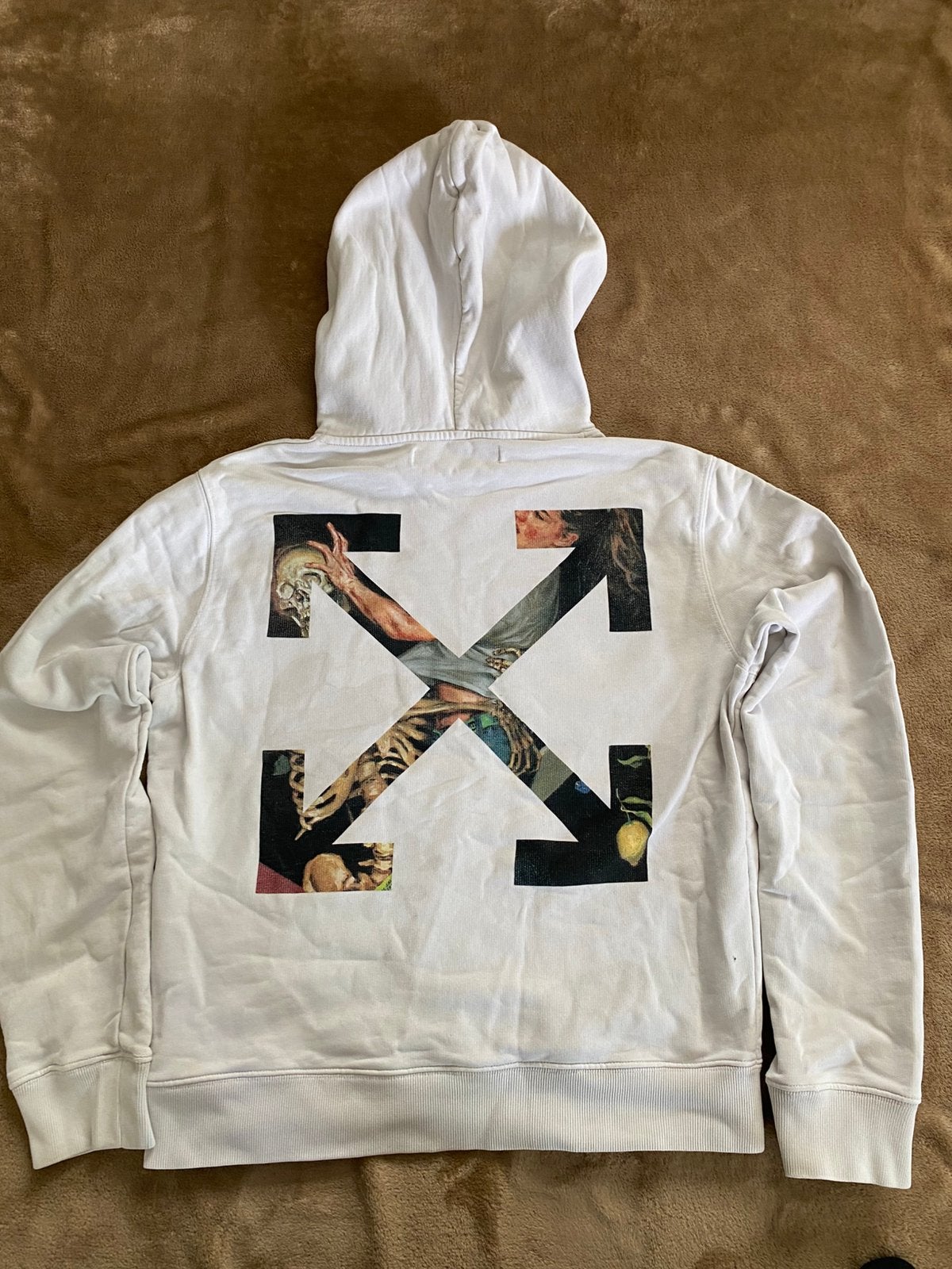 Off-White Cotton Arrow White Hoodie, Ophalen of Verzenden, Zo goed als nieuw, Maat 46 (S) of kleiner, Wit