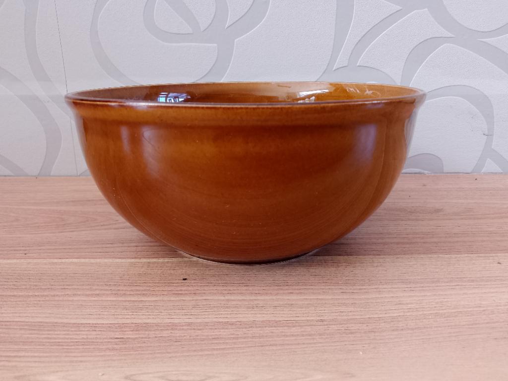 Retro Vintage schaal, Rond, Ophalen of Verzenden, Zo goed als nieuw, Aardewerk