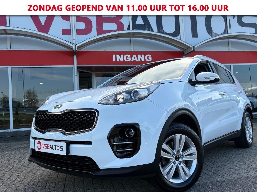 Kia SPORTAGE 1.6 GDI 132PK LED NAVIGATIE CAMERA NL-AUTO LMV, Auto's, Gebruikt, 4 cilinders, Met garantie (alle), Handgeschakeld