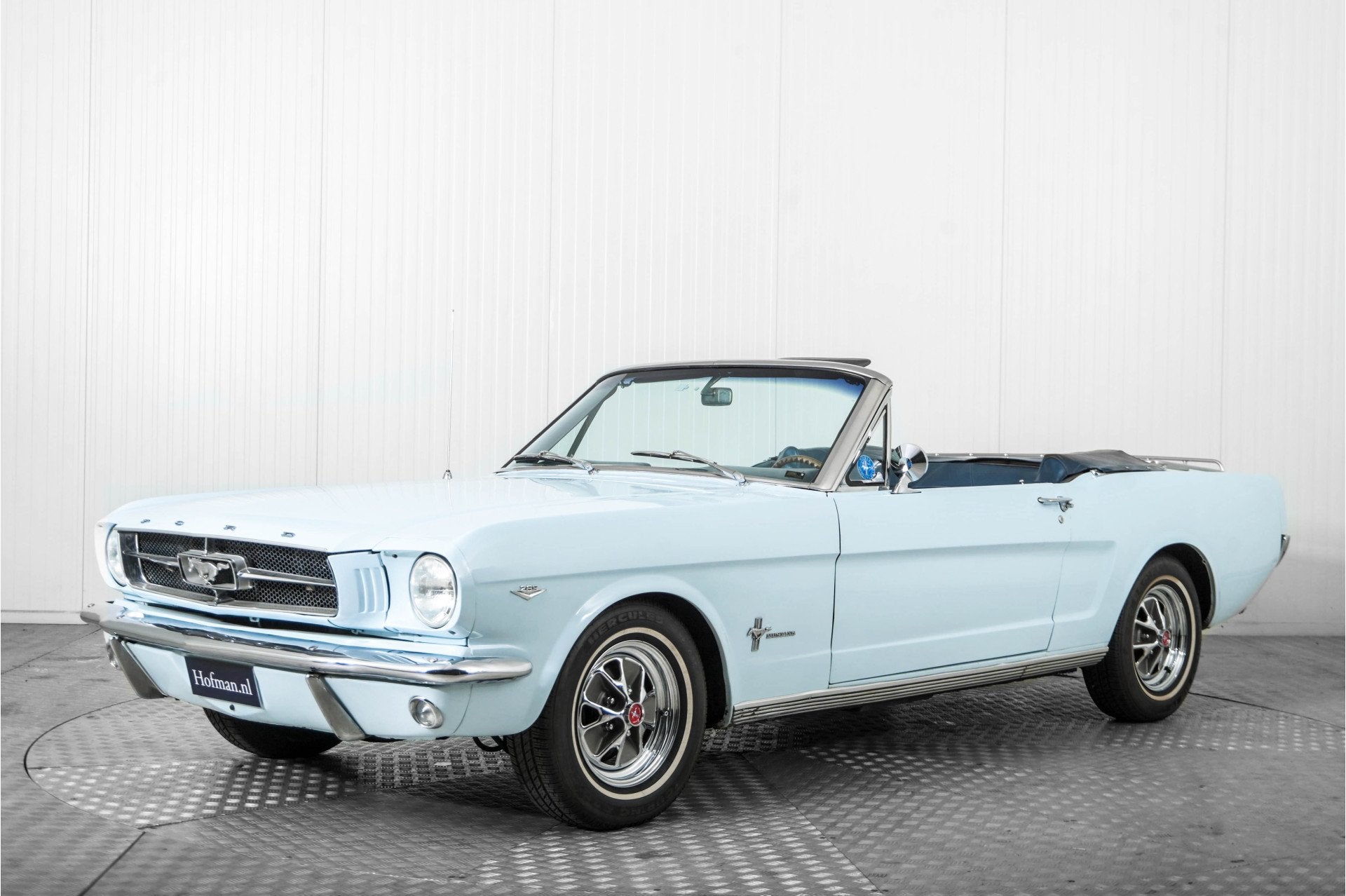 Ford Mustang V8 289 cabrio (bj 1965, automaat), Auto's, Automaat, Gebruikt, Cabriolet, Blauw