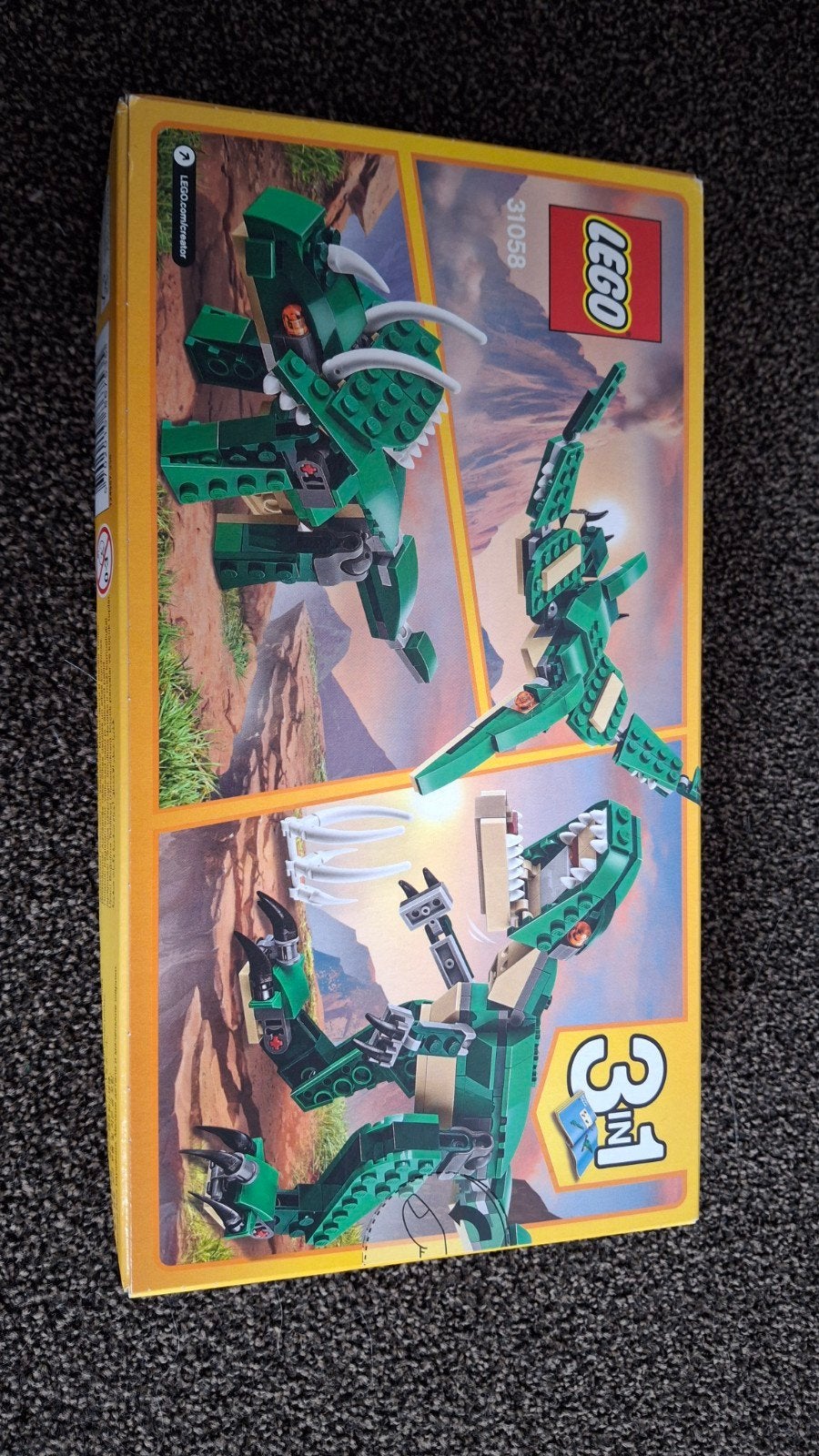 LEGO Creator 31058 Machtige Dinosaurus 3-in-1, Ophalen of Verzenden, Zo goed als nieuw, Overige merken