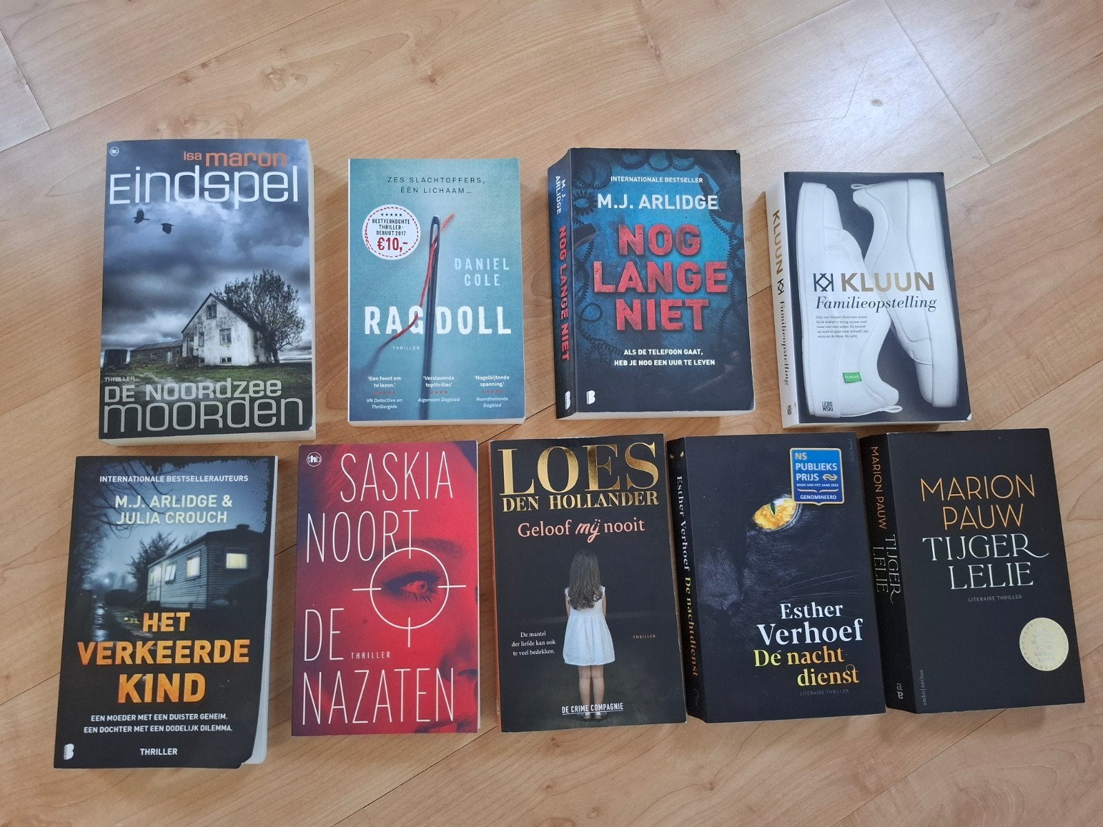 9 thrillers, Boeken, Ophalen of Verzenden, Zo goed als nieuw