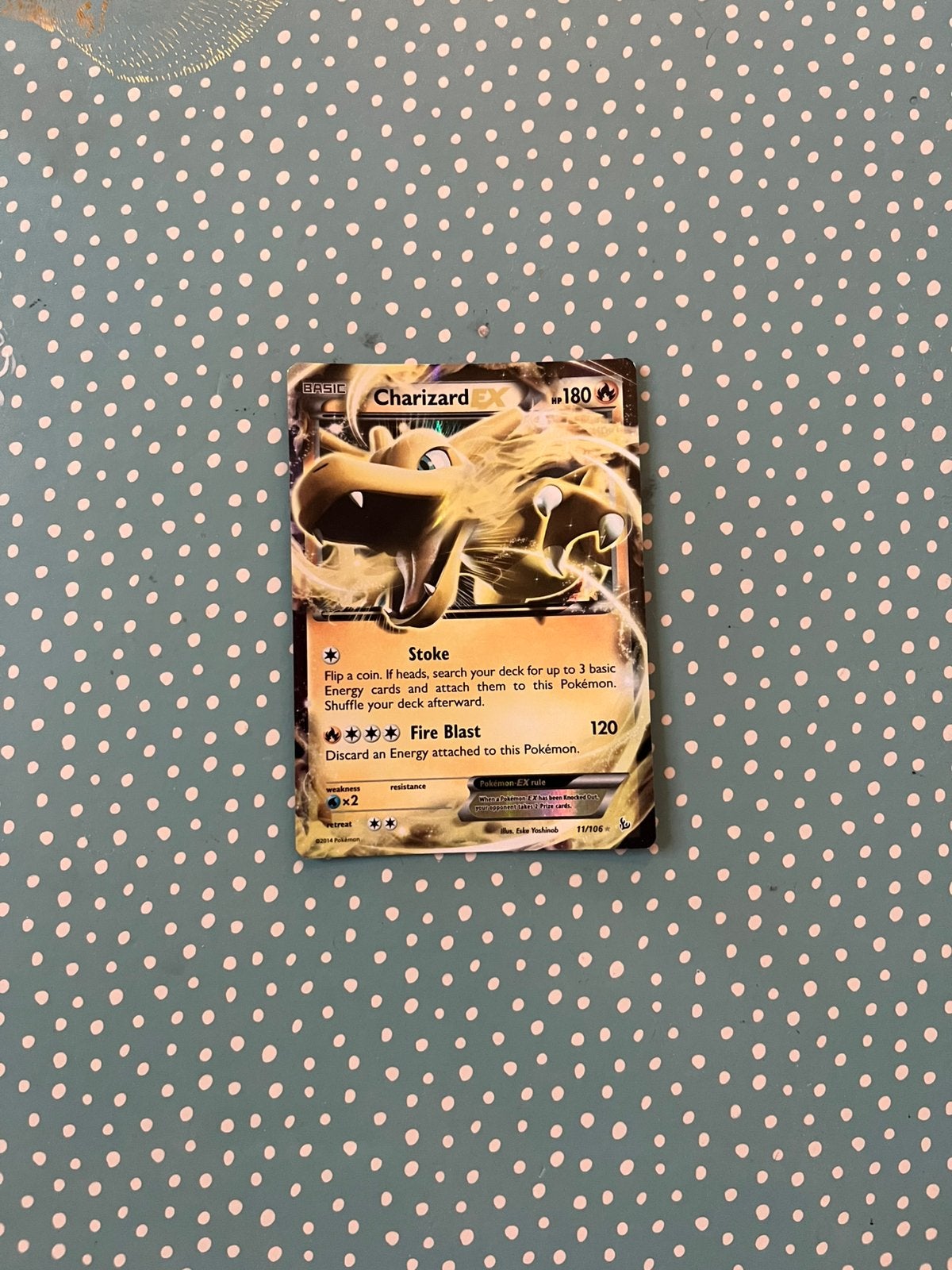 Charizard EX, Ophalen of Verzenden, Zo goed als nieuw