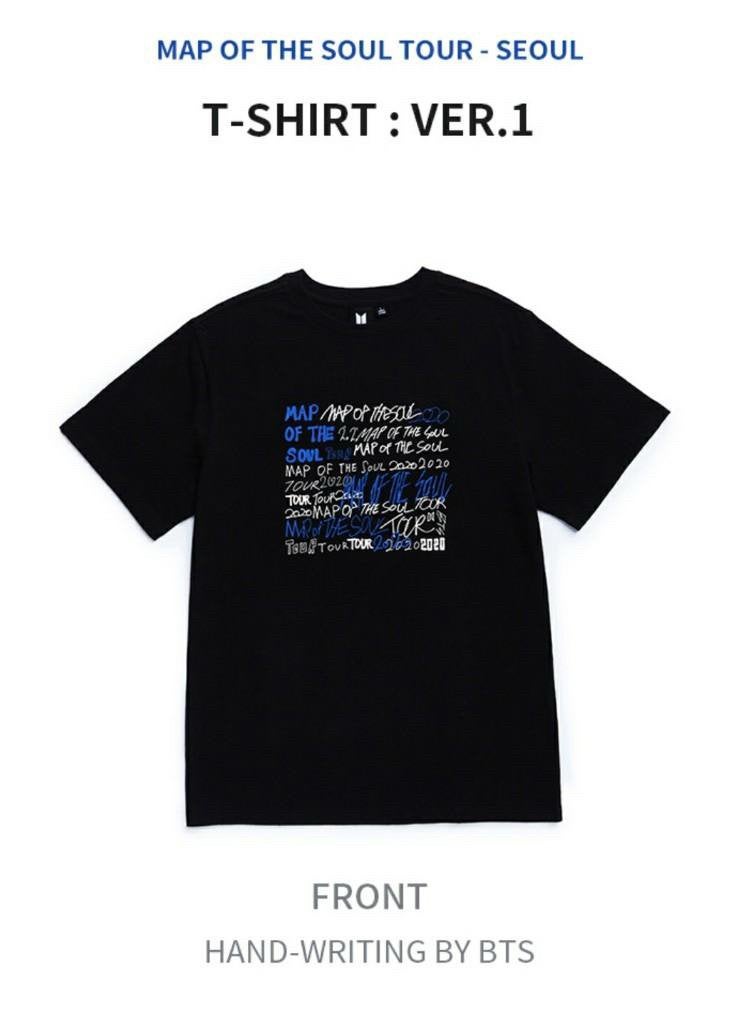 BTS MOTS Soul Tour: T-Shirt Ver.1, Kleding | Dames, Maat 38/40 (M), Zwart, Ophalen of Verzenden, Zo goed als nieuw