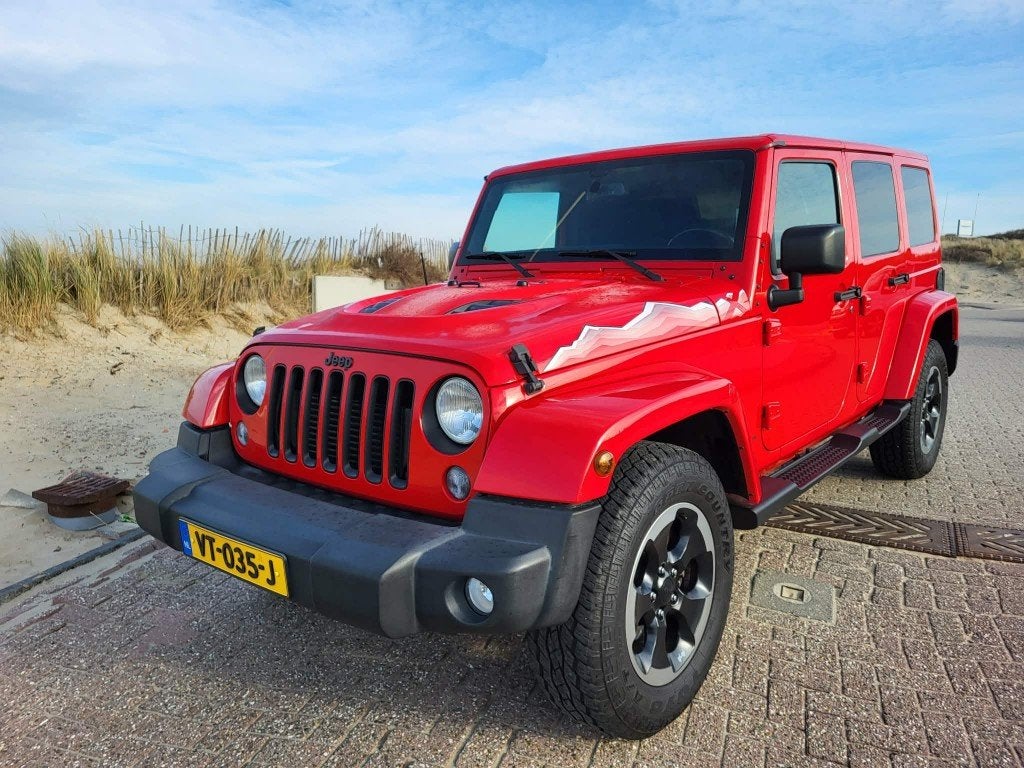 Jeep Wrangler 2.8 D 147KW 2016, Auto's, Bestelauto's, Euro 5, Zwart, 4 cilinders, Leder en Stof