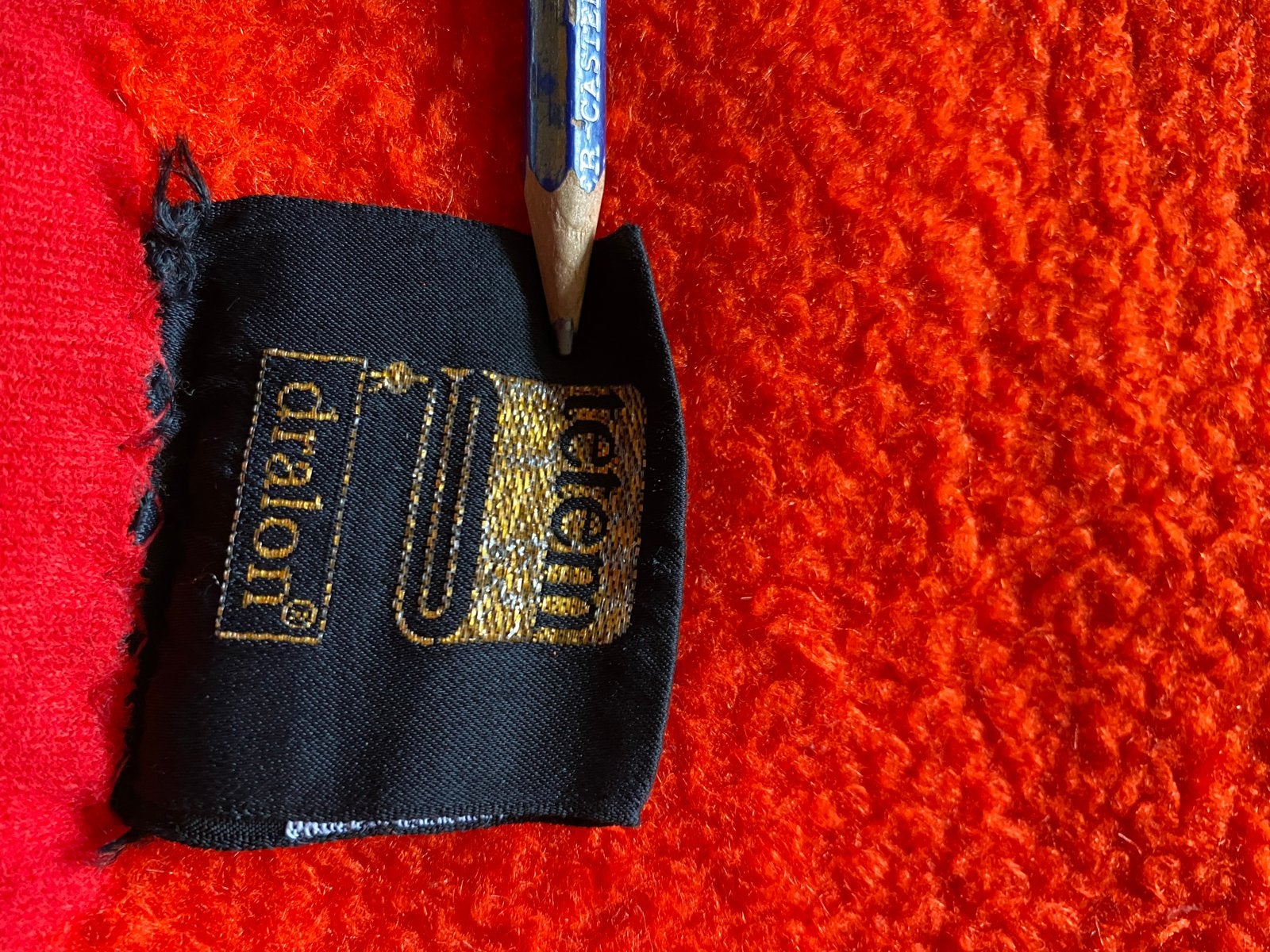 Vintage kinderdeken, Zo goed als nieuw, Ademend, Rood, Deken