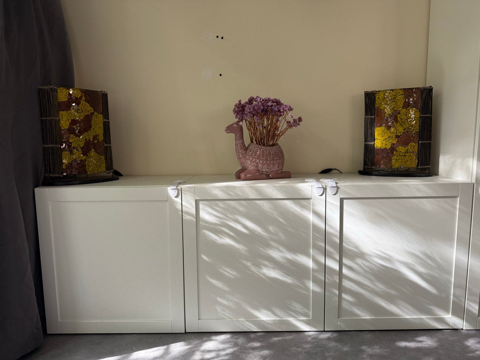 3x Witte Modulaire Dressoirkasten met Opbergsysteem, Ophalen, Overige materialen, Met deur(en), 150 tot 200 cm