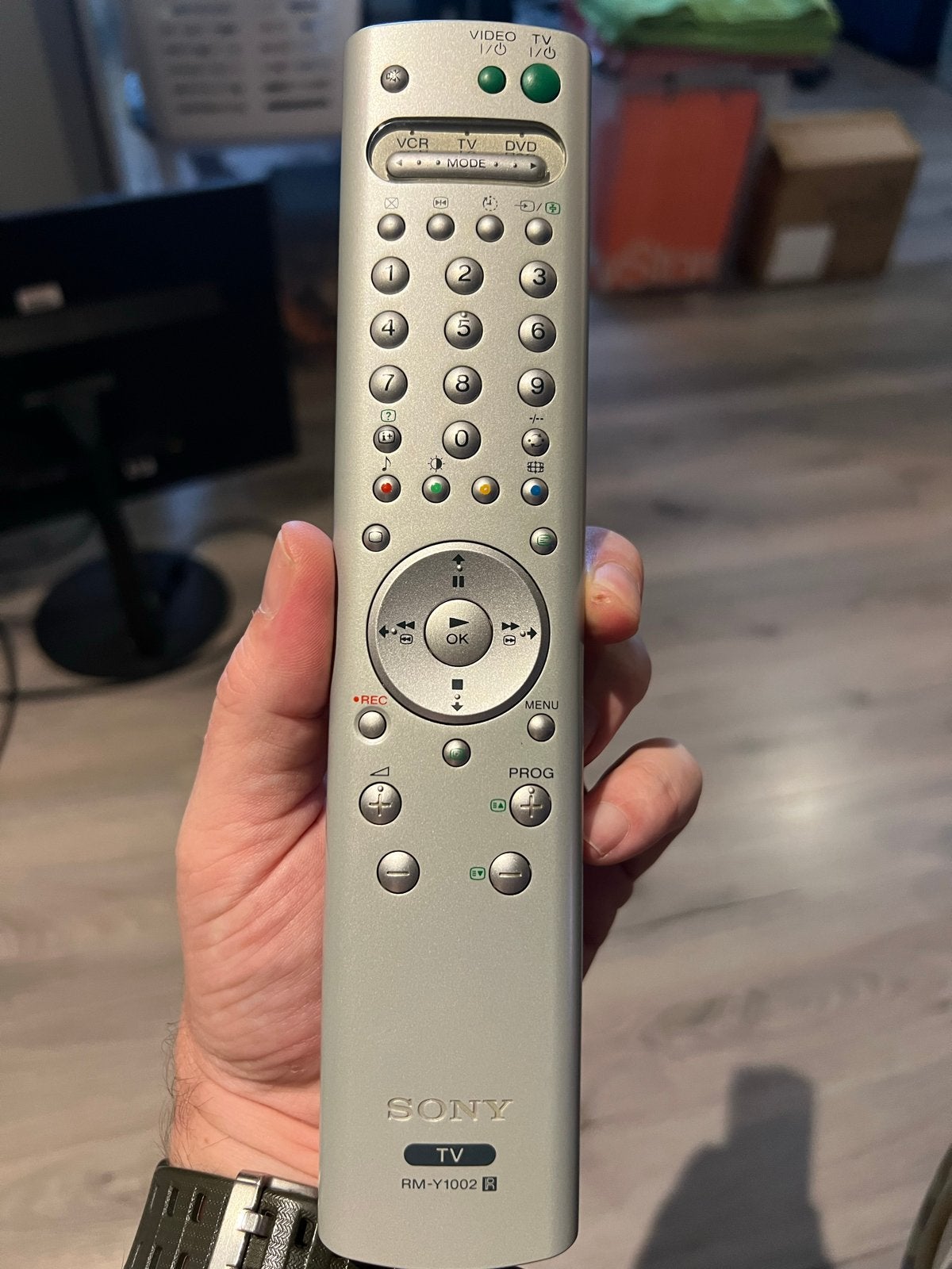 Sony RM-Y1002 TV/VCR/DVD TRINITRON Afstandsbediening, Ophalen of Verzenden, Gebruikt, Origineel, Dvd