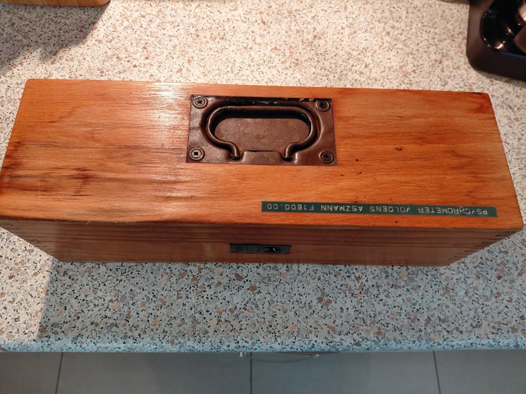 Aszmann Psychrometer PCE-APA 1 in houten kist, Ophalen of Verzenden