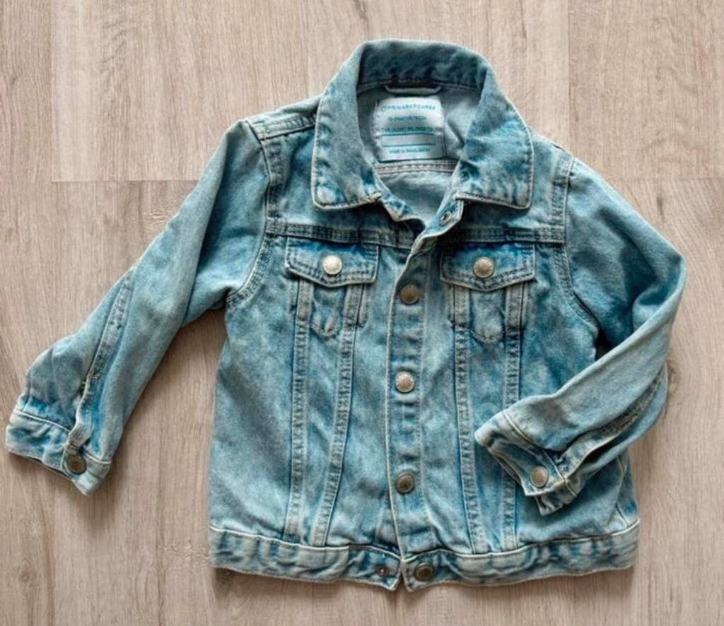 Primark spijkerjasje lichtblauw denim zomerjasje jack 92, Ophalen of Verzenden, Zo goed als nieuw, Jongen of Meisje, Jas