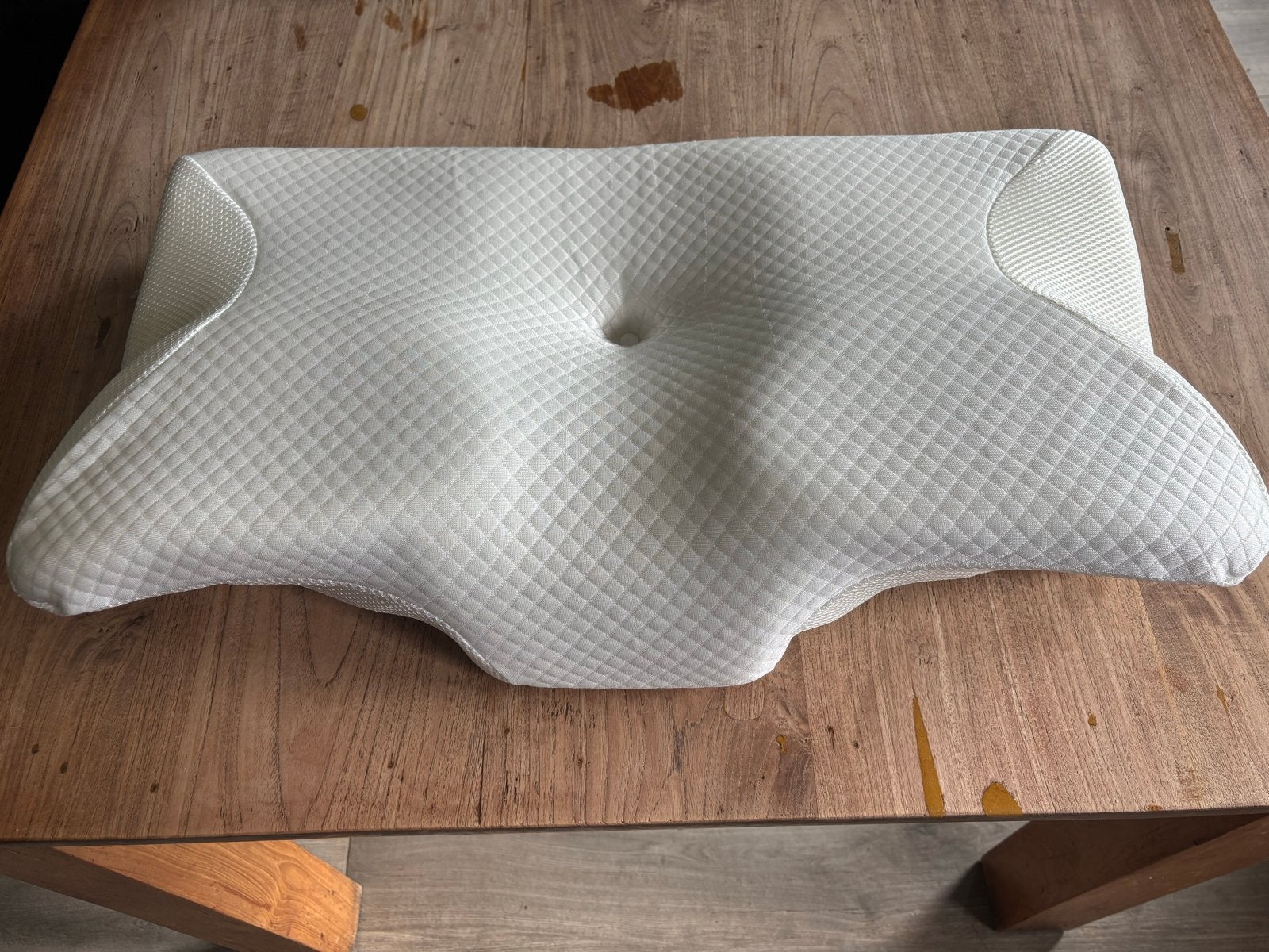 Ergonomisch Neksteun Kussen - Traagschuim, Eenpersoons, Wit, Nieuw, Ophalen of Verzenden
