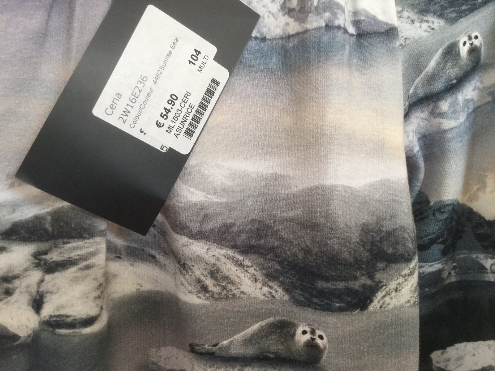Nieuw Molo jurkje maat 104 schattige zeehonden print, Kinderen en Baby's, Ophalen, Nieuw, Meisje, Jurk of Rok
