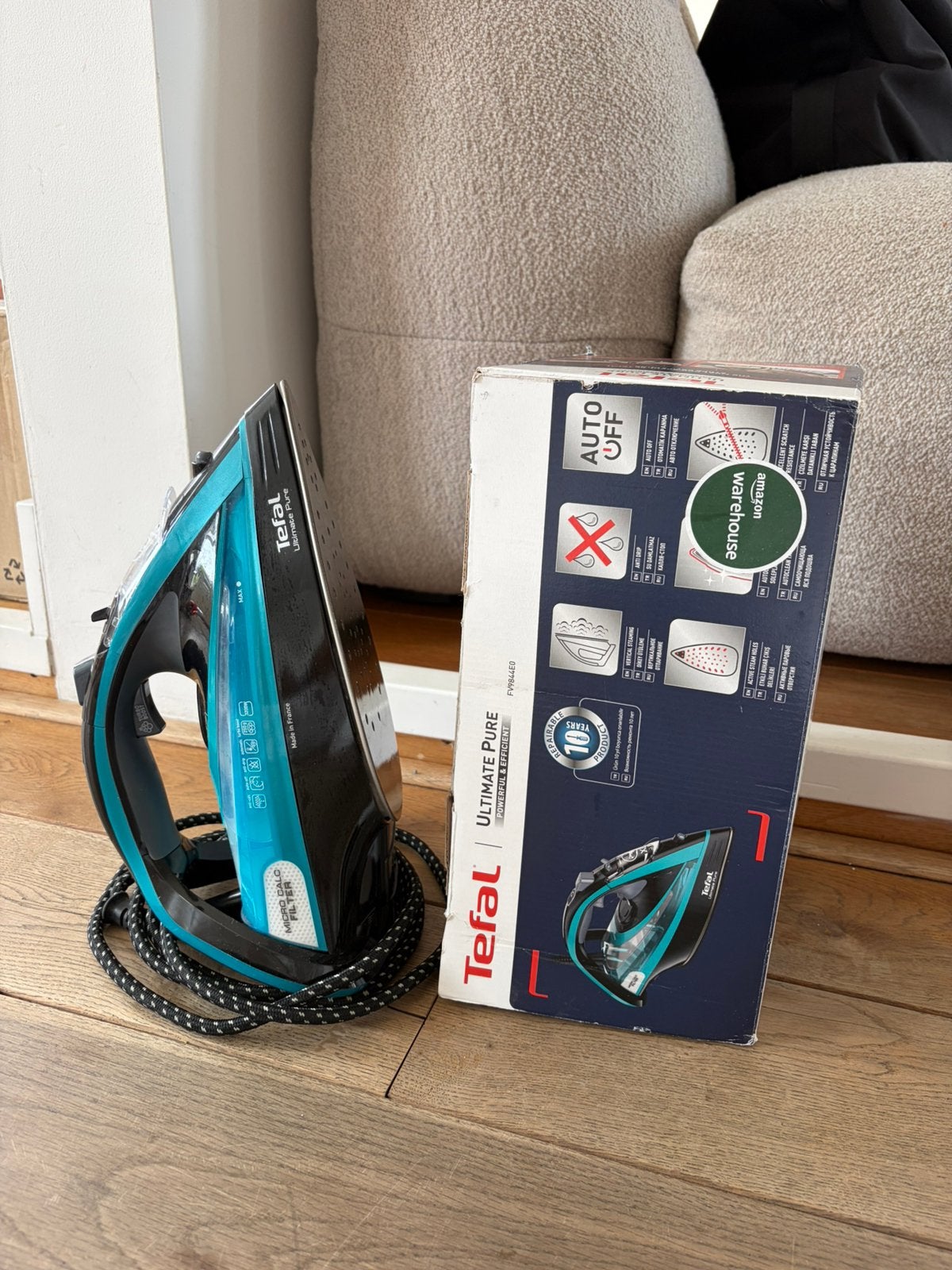 Tefal iron as good as new!, Witgoed en Apparatuur, Strijkijzers en Strijkplanken, Ophalen of Verzenden, Zo goed als nieuw