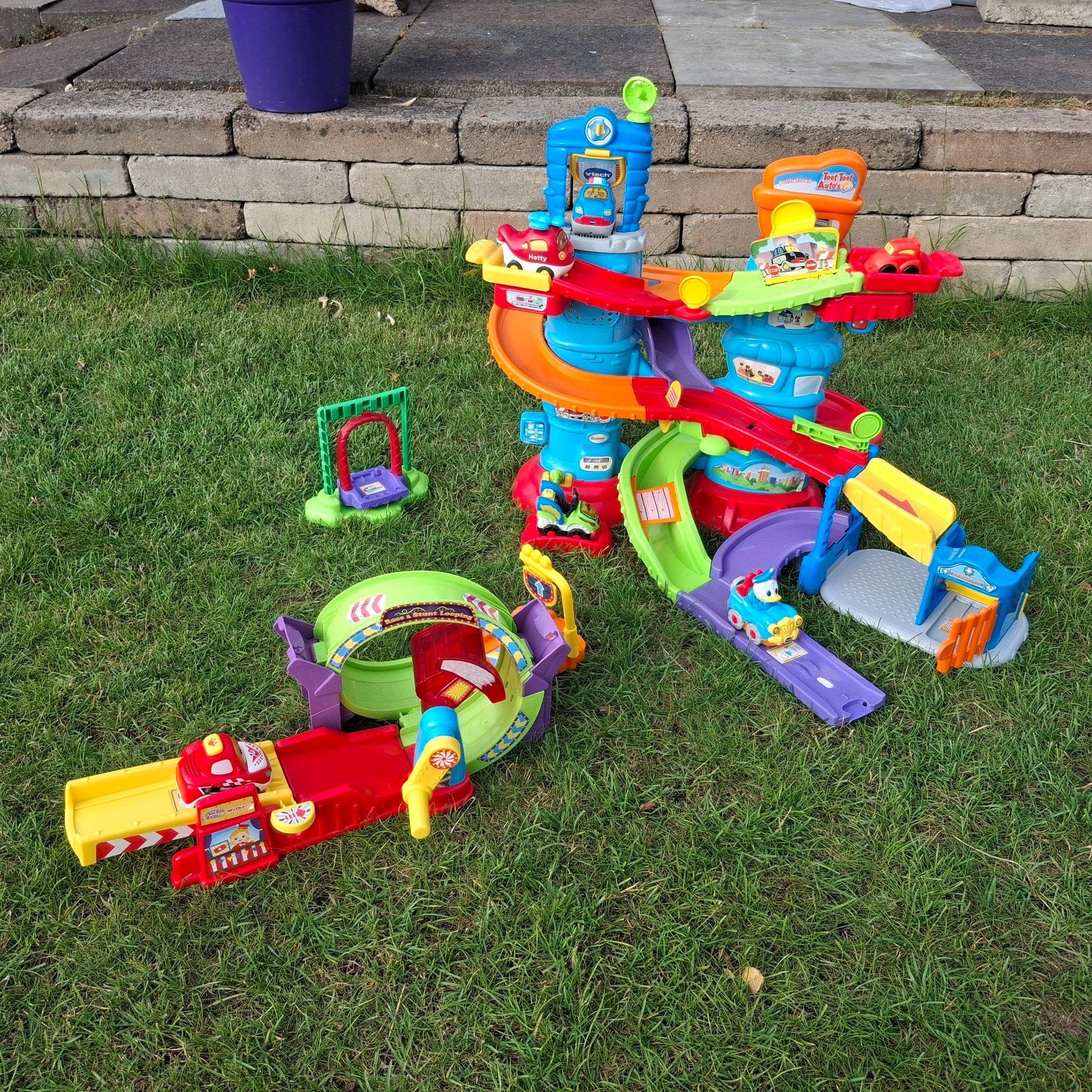 Vtech Toet Toet auto's politietoren en looping, Ophalen of Verzenden, 2 tot 4 jaar