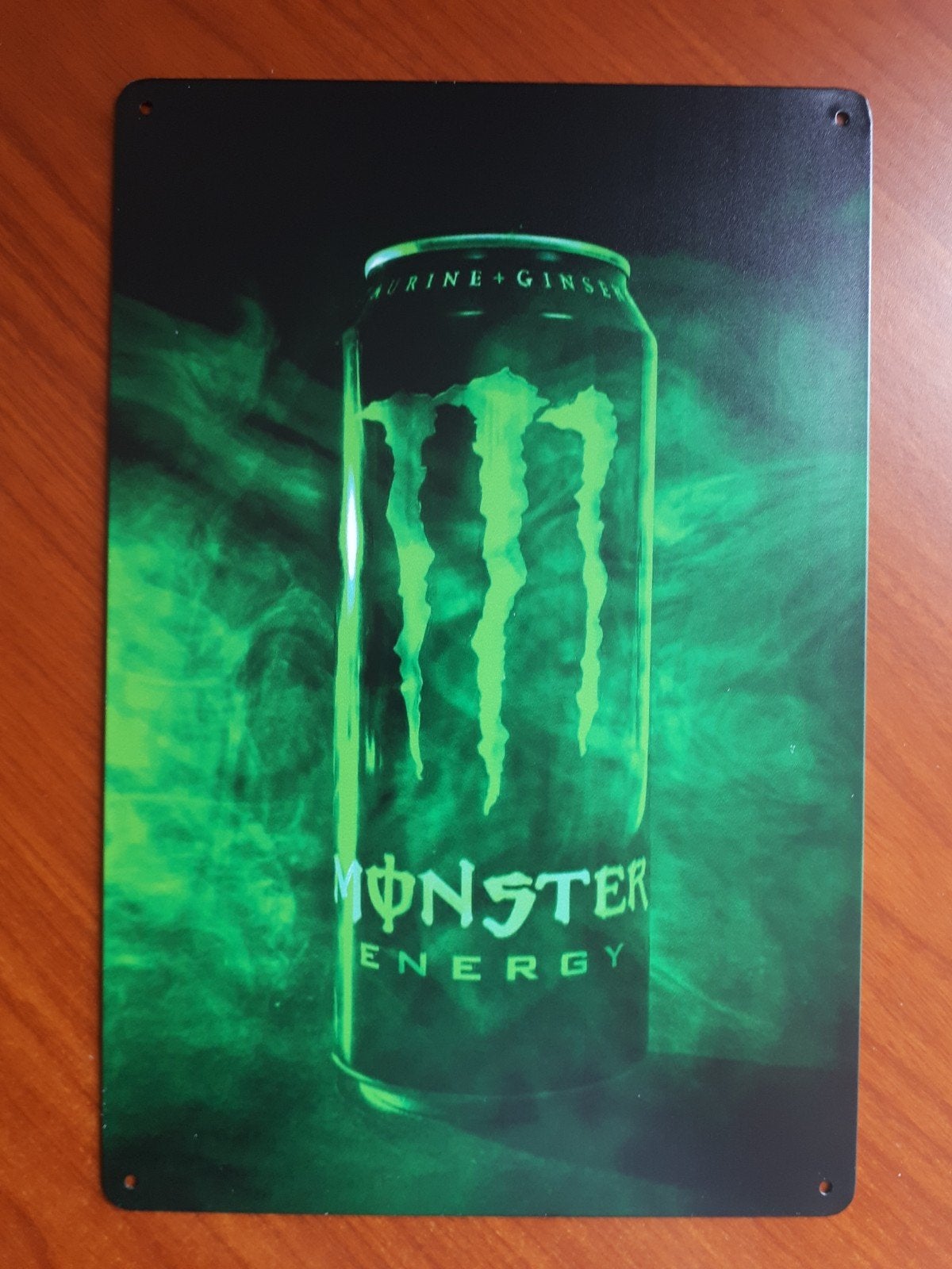 Monster Energy Drink 20x30 cm Metalen Reclamebord, Ophalen of Verzenden, Nieuw, Reclamebord