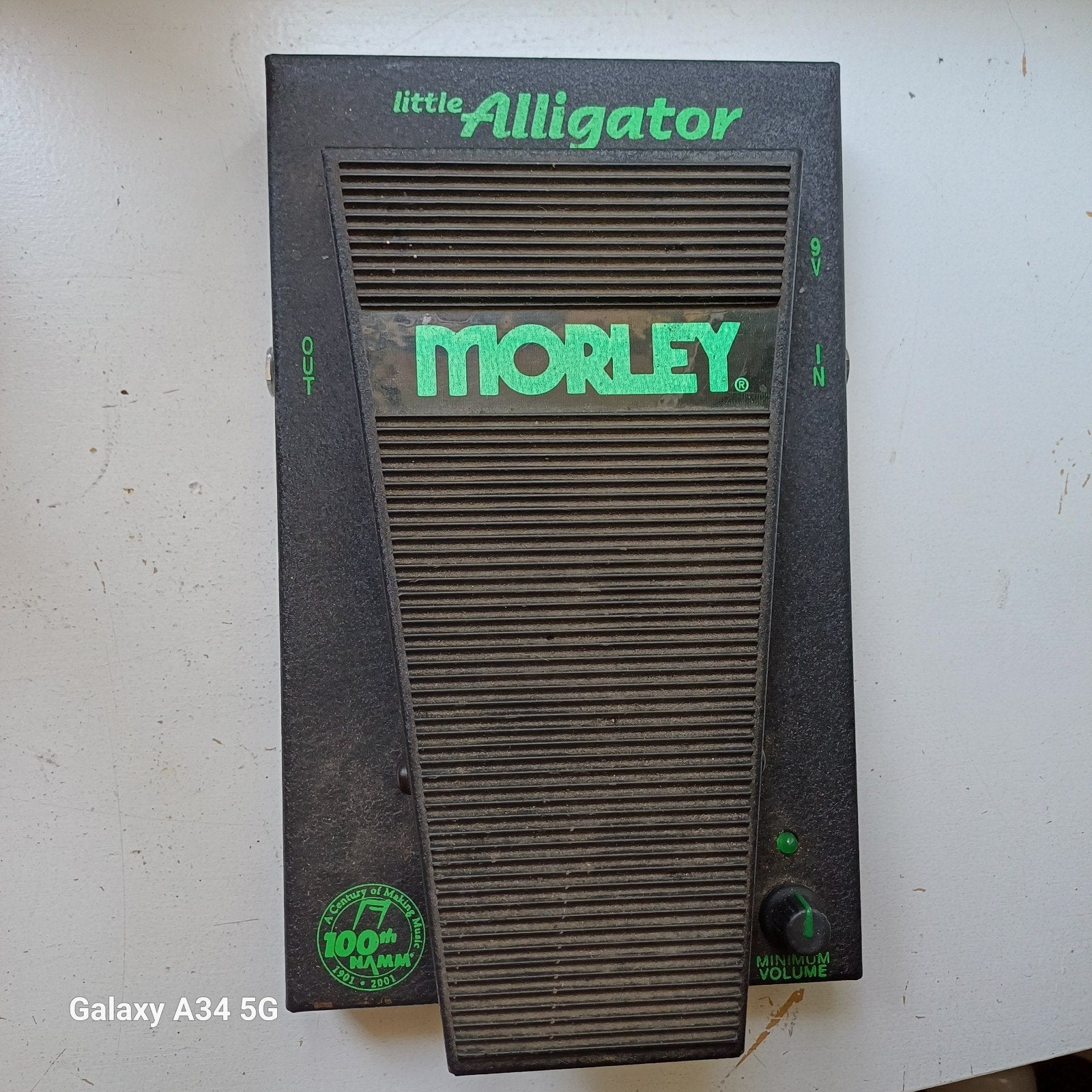 Morley Volume pedaal 'Little Alligator' Namm 100th edition, Muziek en Instrumenten, Effecten, Ophalen of Verzenden, Gebruikt, Volume