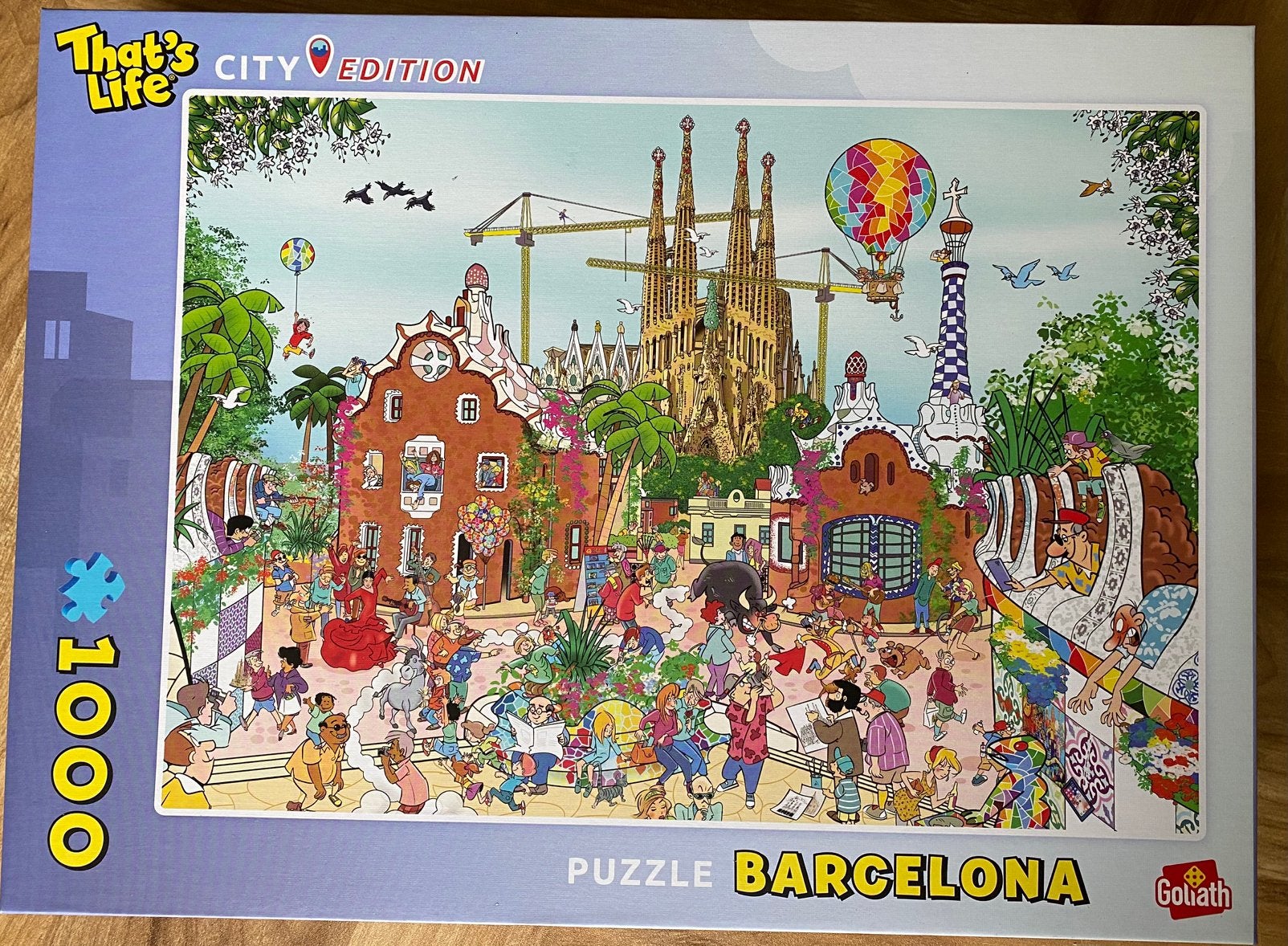 That’s life 1000 stukjes puzzel Barcelona, Ophalen, 500 t/m 1500 stukjes, Zo goed als nieuw