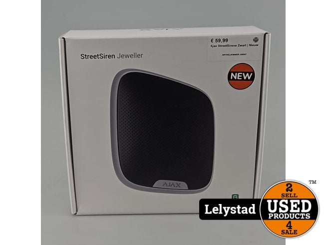 Ajax StreetSirene Zwart | Nieuw, Flex Ltd., Nieuw, https://flex.com/contact-us, Nobelstraat 10, 5807 GA Oostrum LB, Limburg, Nederland