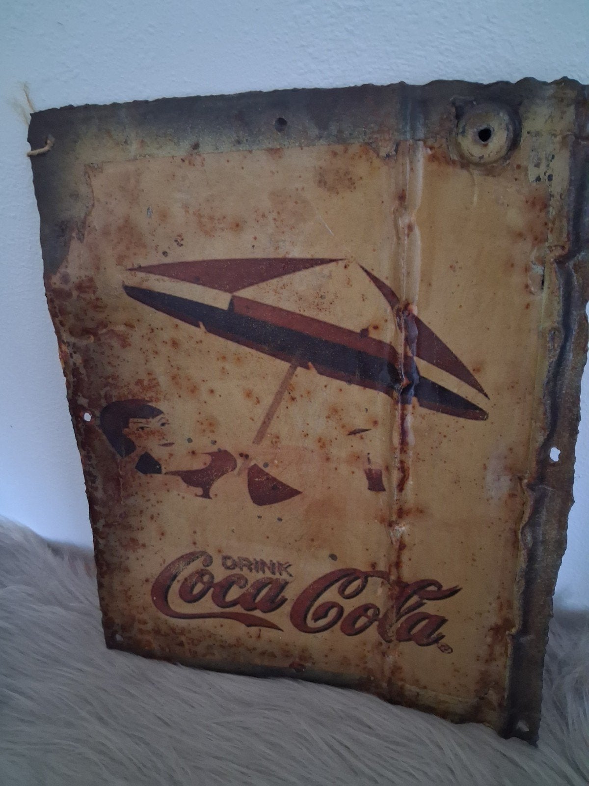 Wandbord Coca Cola drum oil, Ophalen of Verzenden, Nieuw, Reclamebord