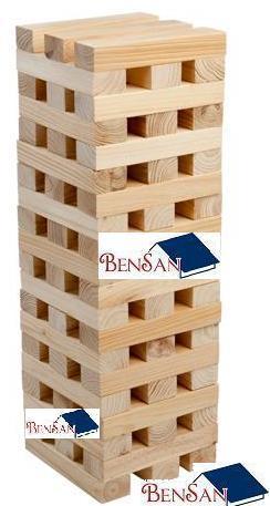 Oud Hollandse spellen spelen? Mega jenga XXL Bensan Enter, Ophalen, Zo goed als nieuw, Overige