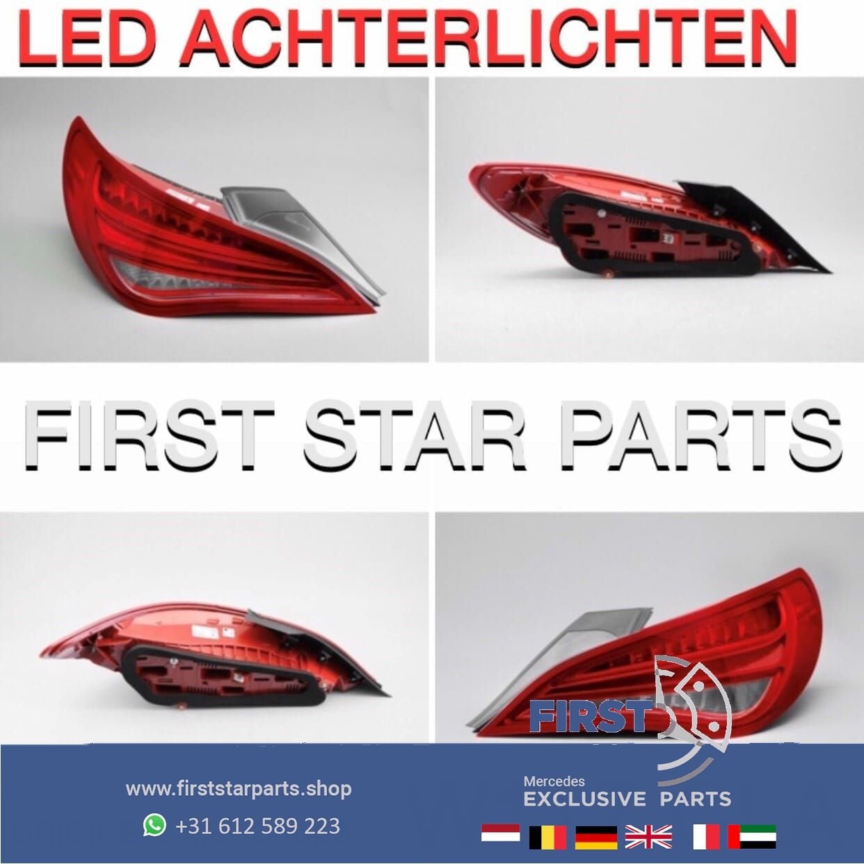 W117 C117 X117 CLA LED ACHTERLICHT PRE-FACELIFT RECHTS origi, -, -, -