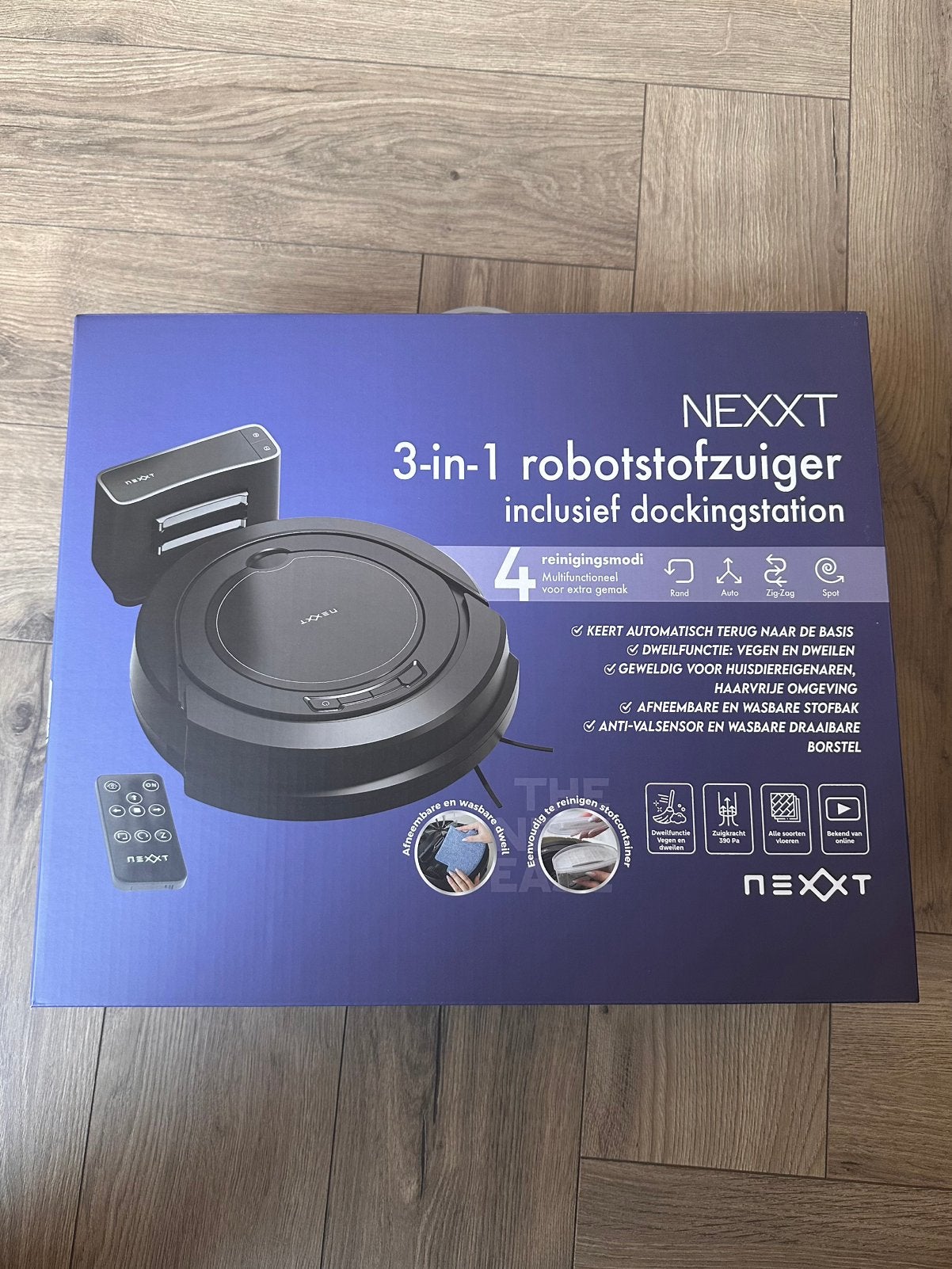 Robotstofzuiger 3 in 1 van Nexxt, Ophalen of Verzenden, Nieuw, Robotstofzuiger