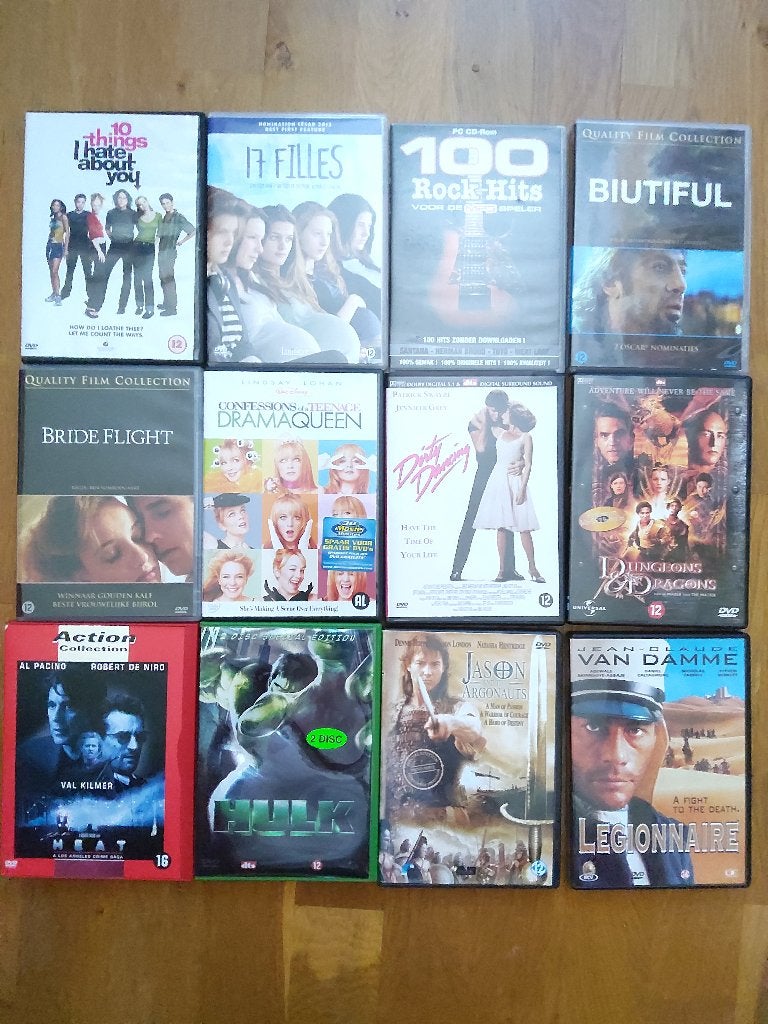 25x Diverse DVD’s, Cd's en Dvd's, Alle leeftijden, Nederlands, Ophalen of Verzenden, Inclusief doosje