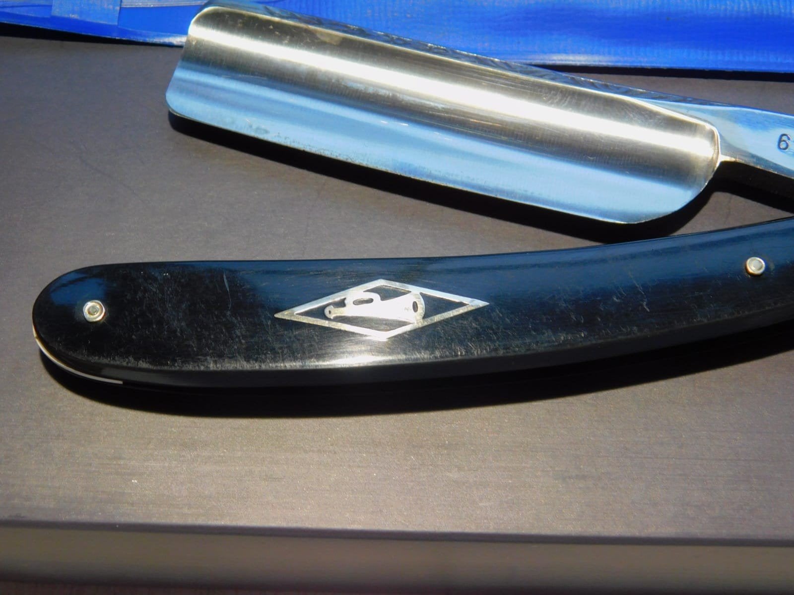 Vintage Open Scheermes Gebr. Weyersberg Solingen – Model 611, Ophalen of Verzenden, Zo goed als nieuw, Overige typen