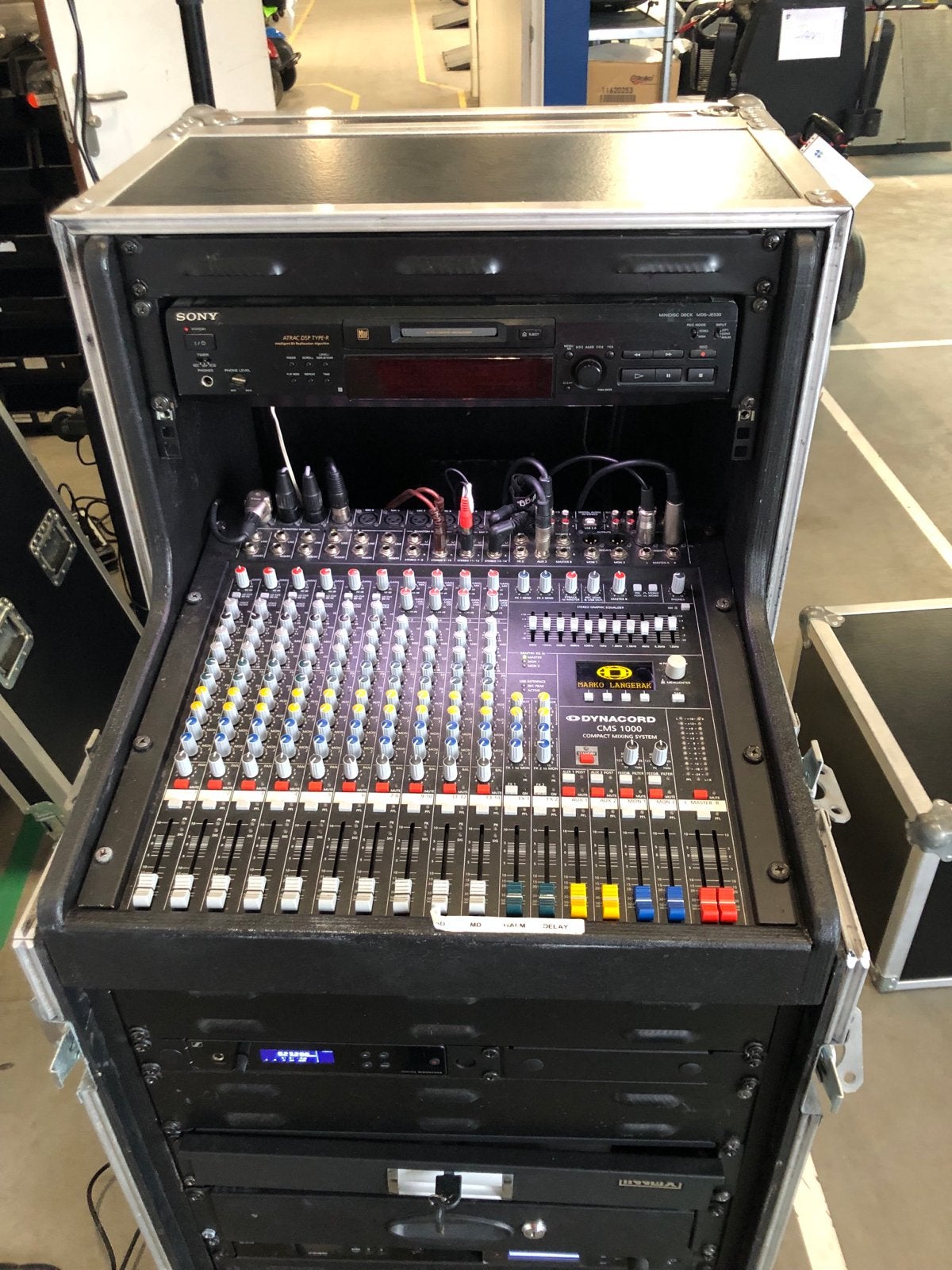 Complete Geluidsset: Dynacord, Shure, Sennheiser, Turbosound, Ophalen, Gebruikt, 10 tot 20 kanalen, Microfooningang