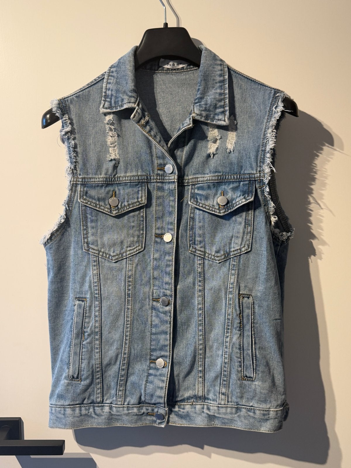 Yu & Me - denim gilet | maat S, Ophalen of Verzenden, Zo goed als nieuw, Maat 36 (S), Blauw