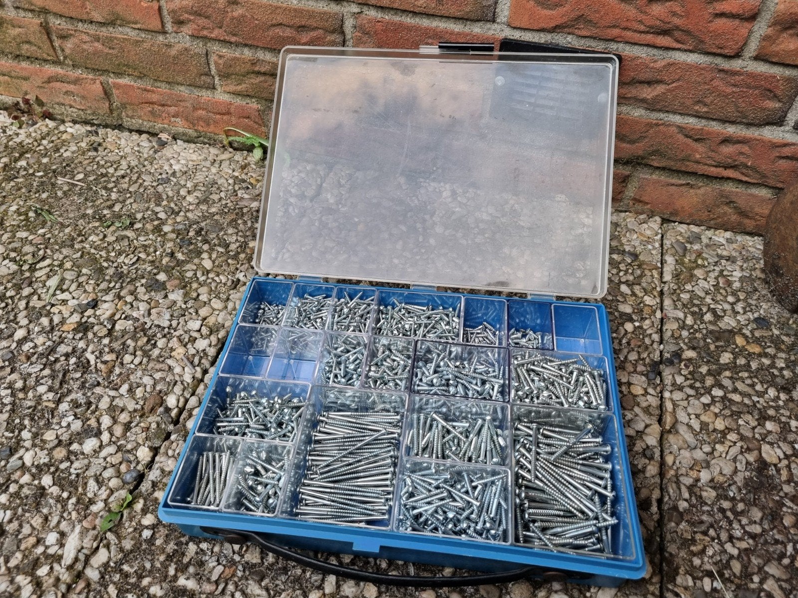 Gratis schroeven, verzinkt, gereedschap platkop, Ophalen of Verzenden, Nieuw, Steekwagen