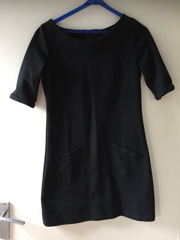 tuniek zwart Dept S shirt, Zwart, Ophalen of Verzenden, Zo goed als nieuw, Maat 36 (S)