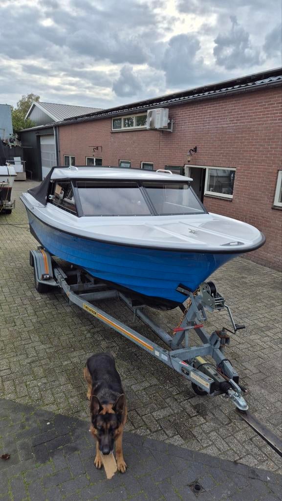 Unieke Draco 2000 HT - Volledig Gerestaureerd met Trailer, Ophalen of Verzenden, Zo goed als nieuw, 50 pk of meer, Binnenboordmotor