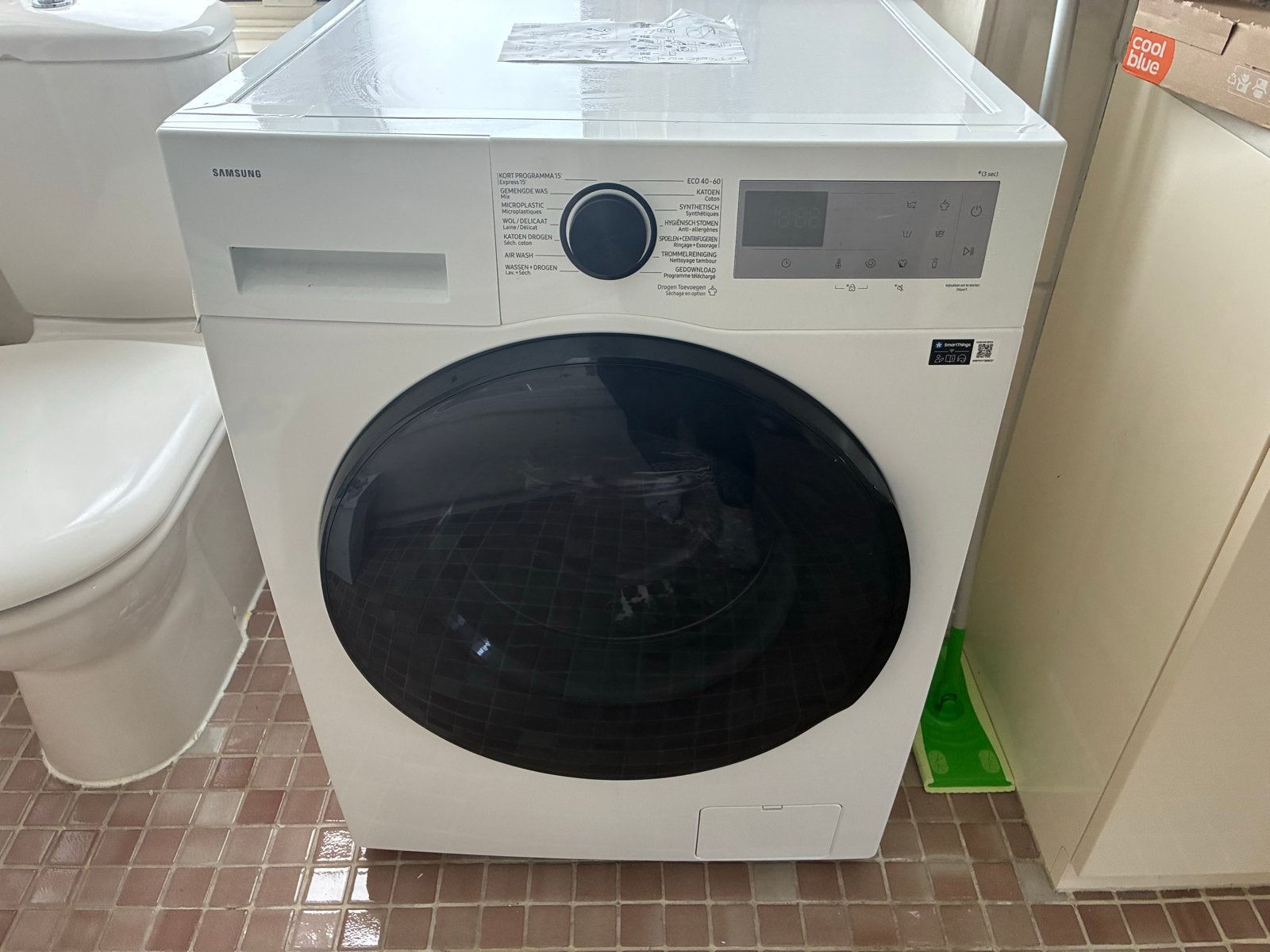 Zo goed als nieuwe Samsung wasmachine en droger