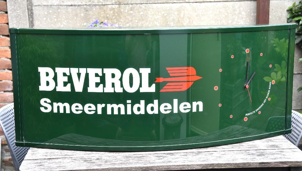 Vintage Reclame Lichtbak Beverol, Ophalen, Gebruikt, Lichtbak of (neon) lamp