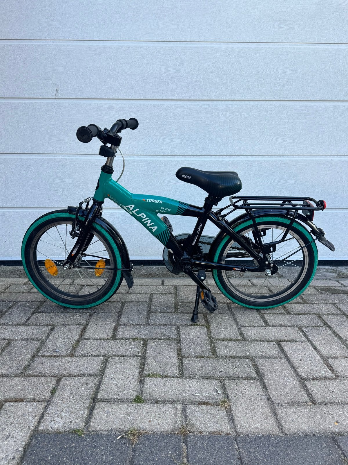 Alpina Yabber J16 16 inch kinderfiets / jongensfiets – 2023, Ophalen, Zo goed als nieuw, Terugtraprem, 16 tot 20 inch
