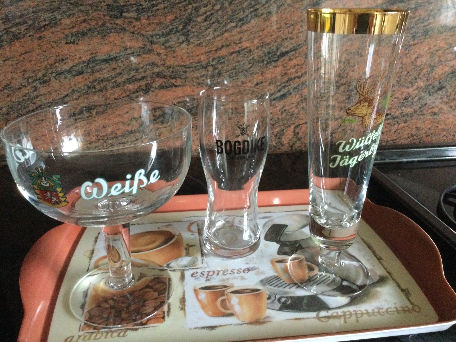 3 gave glazen uit de vorige eeuw. 2 Wulferer glazen 1Bogdike, Ophalen of Verzenden, Nieuw, Glas of Glazen, Overige merken